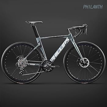 Amazon | 700C ロードバイク 自転車 STI デュアルコント アルミ